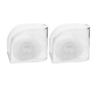 TOVINANNA Box Trasparente a Forma di Scatola Foro per Appendere in Acrilico 2 Pezzi Custodia Protettiva Versatile per Orologi da Uomo per Esposizione e Viaggio