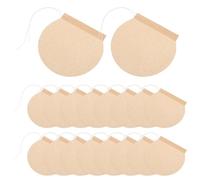 TOVINANNA Bustine di Tè Rotonde Monouso Coulisse 100 Pezzi, Diametro 8,5 CM, Sacchetti Filtro per Tisane e Infusi, Adatte per Foglie Sfuse e Preparazioni Casalinghe