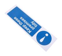 TOVINANNA Cartello Autoadesivo di Sicurezza e Ordine per Uffici e Locali Aziendali Segnale di Avvertimento Autoadesivo Resistente per Hotel Scuole e Ambienti Industriali Adesivo