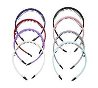 TOVINANNA Cerchietti Per Chioma Antiscivolo Pettine a Denti Fasce Per Chioma Da Donna 8 Pezzi Quotidiani Design Semplice e Stile Misto