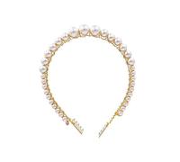 TOVINANNA cerchietto di perle band fasce hair moda ragazze lux fashion lumino hair charms strenna party pearl strenne elegant cerchietti cerchio per fascia da sposa bianca