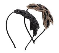 TOVINANNA Cerchietto Per Da Donna Stile Vintage Con Perline Di Strass Copricapo Alla Moda E Affascinante Per Ragazze