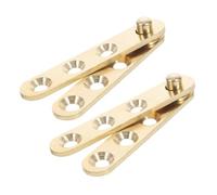 TOVINANNA Cerniere Pivotanti Nascoste in Rame per Porte e Armadi, 2 Paia Montaggio Facile, Rotazione Completa, Adatte a Finestre e Mobili Interni