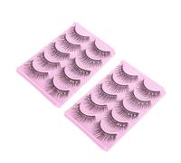 TOVINANNA Ciglia Finte Decorative in Fibra Artificiale Diamanti Neri Per Aprire Lo Sguardo e Migliorare Trucco