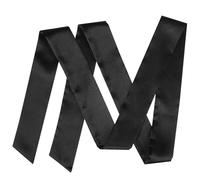 TOVINANNA Cintura a Fascia da Donna Resistente Nera da Annodare per Abiti Formali e Accappatoi, Lunga e Versatile per Diverse Misure di Vita, Accessorio Elegante Multiuso