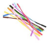 TOVINANNA Cinturini per Occhiali per in Silicone Morbido Antiscivolo Supporto Fisso per Occhiali Sportivi Set da 12 Pezzi Multicolore per Attività All’Aperto e Uso Colore Colore Casuale