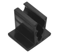 TOVINANNA Clip Porta Microfono Quadrata in Plastica con Adesivo Posteriore Supporto per Microfono Wireless Leggero e Compatto per Discorsi e Spettacoli