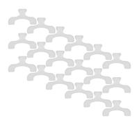 TOVINANNA Clip Trasparente per Libri 35 Pezzi Fermaglio Portapagine Riutilizzabile in Plastica per Lettura Ufficio e Scuola Segnalibro Portapagine Multifunzione per Quaderni e Spartiti