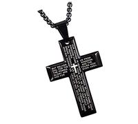 TOVINANNA Collana Con Croce In Acciaio Titanio 1 Pezzo Collana Con Croci Per Donne Decorazione Per Il Collo Con Fede Religiosa Accessorio Per Il Collo In Acciaio Titanio Collana