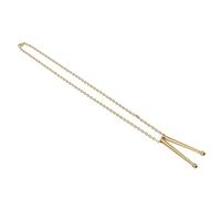 TOVINANNA collana di bacchette di tamburo tamburellare elegante asta donne uomini signore numero collana di aste di tamburo gioielli per il collo collana decorativa Acciaio titanio Golden