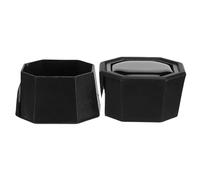 TOVINANNA Copertura Plastica Racchetta Manico in Pezzi 2 Terminale per And Nera Comfort Migliorato e Versatilità per Accessori Tennis Uomo