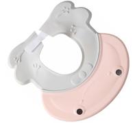 TOVINANNA Cuffia da Bagno Regolabile in Pp e Tpe Visiera Curva Inversa per Proteggere Occhi e Pelle Durante Bagno la Doccia Rosa
