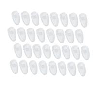 TOVINANNA Cuscinetti Nasali Per Occhiali Confezione Da 25 Cuscinetti Nasali Per Occhiali Senza Silicone Accessori Per Occhiali Sicuri Per La Pelle