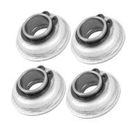 TOVINANNA Cuscinetti per Ruote Anteriori Sedia a Rotelle 4 Pezzi in Acciaio per Piccoli Mozzi, Ricambi per Forcella e Manutenzione Sedia a Rotelle Manuale, Supporto Stabile e Scorrevole