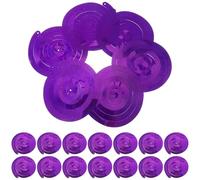 TOVINANNA Decorazioni a Spirale Sospese Glitterate Viola Set 6 Pezzi per Feste Matrimonio e Shower Decorazioni da Soffitto Appese per Eventi e Celebrazioni