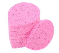 TOVINANNA Detergenti Per Il Viso In Spugna 4 Pezzi Di Spugne Per La Pulizia A Forma Di Goccia D'acqua Cuscinetti Per La Rimozione Salviette In Pasta Di Legno Tamponi Cosmetici In Cotone
