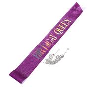 TOVINANNA Di Compleanno Per Bambine Cerchietto Di Buon Compleanno Da Set Di Corone Con Glitter Accessori Per