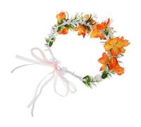 TOVINANNA diadema Decorazioni nuziali fiori per donne Accessori gruppo musicale Nozze nuziale floreale artificiale fascia per ghirlanda finta fascia floreale nastro di organza