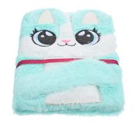 TOVINANNA Diario con Copertina in Peluche Morbido Forma di Volpe Taccuino Fluffy con Carta Liscia e Lineata per Studenti Viaggiatori e Ufficio Regalo Carino e Pratico