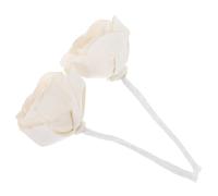 TOVINANNA Diffusore di Profumo con Stoppino di Cotone e Fiori Artificiali da 7 Cm, Set 2 Pezzi, Diffusore di Oli Essenziali a Forma di Fiore per Camera da Letto e Ufficio, Rilascio