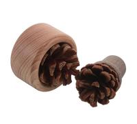 TOVINANNA Diffusore di Profumo per Ambienti in Legno Naturale 2 Pezzi, Diffusore Passivo di Oli Essenziali Venatura del Legno per Casa, Ufficio e Camera da Letto, Aroma Rilassante