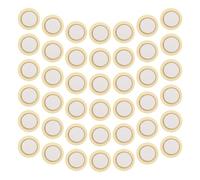 TOVINANNA Dischi Piezoelettrici 27Mm Set da 50 Pezzi Trasduttore Pickup Piezoelettrico in Rame per Batteria Elettronica Cicalino e Rilevamento Suono Compatto e a Basso Consumo Energetico