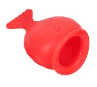 TOVINANNA Dispositivo Per Rimpolpare Labbra Riutilizzabile in Silicone Rosso Forma Pesce Strumento Pratico e Facile Da Usare Per Labbra Piene e Bellezza Quotidiana