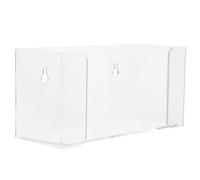 TOVINANNA Distributore da Parete per Mascherine e Guanti in Acrilico Custodia Trasparente, per Conservazione e Accesso in Ambienti Medici e Clinici