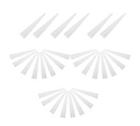 TOVINANNA Estensore per Pistola di Silicone Bianco in Plastica, Bocca Conica a Gradiente, Compatibile Tubetti di Silicone Standard, per Progetti Fai-da-te e Uso Professionale, Confezione