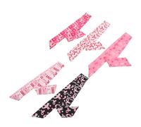 TOVINANNA Fasce per Chioma Nastro Rosa 5 Pezzi per Feste a Tema Consapevolezza Cancro al Seno, Cerchietti Leggeri e Morbidi per Eventi Sociali e Raccolte Fondi