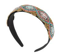 TOVINANNA Fascia Di Perle Fatta a Mano Fascia Di Strass Per Le Donne Fascia Per Barocca Fasce Per Alla Moda Per Donna Accessori Per Con Strass Fasce Alla Moda Stoffa