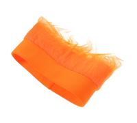 TOVINANNA Fascia Pelosa Parrucca Di Arancioni Fascia Arancione Parrucca Di Da Giornata Pazza Per i Cappello Pazzo Fibra Chimica Orange