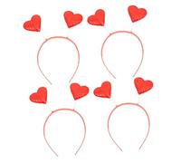 TOVINANNA Fascia Per Alla Moda A Forma Di Cuore 4 Pezzi Primaverile Per Donne Accessorio Per San Fascia Per Di Carnevale