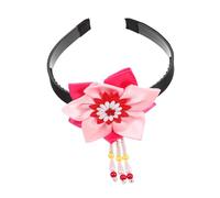 TOVINANNA Fascia Per Capelli Forcina Di Fiori e Nappa Per Donne Accessori Per Capelli Per Festival e Performance Culturali Design Coreano Unico