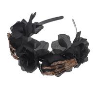 TOVINANNA Fascia Per Corone Di Fiori Messicani Cappello Messicano Simulazione Rose Mardi Gras Fascia Per Scheletriche Per Fiori Co Dei Morti Copricapo Di