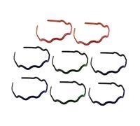TOVINANNA Fascia Per Ondulata in Diversi Colori 8 Pezzi Di Fascia Per in Plastica Zig Per Tutti Gli Stili Di