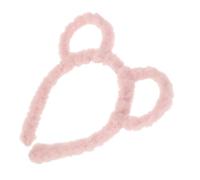 TOVINANNA fascia per orecchie da coniglio orso Banda per Bunny Ears Basche IL costume cartone animato orsi orecchie di peluche simpatico cerchietto in peluche rosa