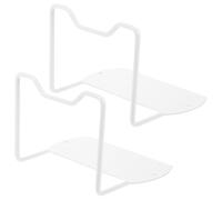 TOVINANNA Ferma Materasso Antiscivolo 2 Pezzi 10 CM in Plastica Bianca Supporto Stabilizzatore per Letto e Divano Dispositivo di Fermo per Prevenire Lo Scivolamento del Materasso in Uso