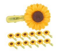 TOVINANNA Fermaglio Per A Forma Di Girasole Con Presa Sicura 20 Pezzi in Resina Adatto Per Feste E Banchetti Quotidiani