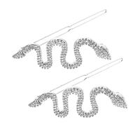 TOVINANNA Fermaglio Per A Forma Di Serpente Accessorio Di Moda Piccolo Fermaglio in Metallo A Forma Di Serpente Per Lo Styling E Il Matrimonio