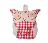 TOVINANNA Fermaporta Gufo Imbottito per Interni Protezione Fermaporta per Animali Accessorio Decorativo Carino per Casa e Ufficio Blocco Vento per Porte e Moquette Leggero e Portatile