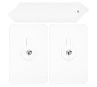 TOVINANNA Ganci Adesivi da Parete senza Segni 20 Pezzi Ganci Resistenti per Appendere Cappotti e Asciugamani Impermeabili e Removibili senza Tracce per Cucina e Bagno