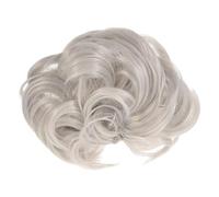 TOVINANNA Gorgiera Bianca Codini 3 Pz Crocchia Di Dei Parrucca Della Crocchia Di Parrucche Marroni Updo Posticci Hair Band Hair Ribbon Charms Chignon Parrucchino Ondulato