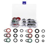 TOVINANNA Guarnizione Compressore Condizionatore Auto in Lega di Zinco e Nbr per Prevenire Perdite e Allentamenti, Design Elegante, Kit Sigilli per Impianto di Raffreddamento