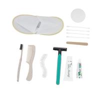 TOVINANNA Kit Da Toeletta Monouso Articoli Per Cura Personale Di Strumenti Portatili Per Hotel e Pensioni Forniture Da Toeletta Compatte Per Viaggio e Uso Domestico