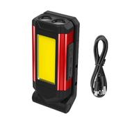 TOVINANNA Lampada da Lavoro USB Ricaricabile con Gancio e Magnete Luce da Ispezione 360° Rotante Ipx6 Lampada Portatile per Campeggio e Esterno