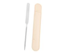 TOVINANNA Makeup Metal Spatola Per Fondazioni Per Unghie Per Unghie Per Le Nail Art Per La Bellezza Spatola Lunga Per Makeup Miscelazione Spatola Olio Dipinto Di Miscelazione Raschietto