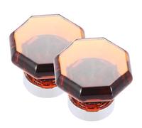 TOVINANNA Manopole per Cassetti in Cristallo Artificiale Ottagonali 2 Pezzi 36 * 27 MM per Mobili Camera e Cucina Stile Moderno