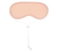 TOVINANNA Maschera Occhi in Cotone Olio di Ricino Bio Riutilizzabile, Design Antileakage per Migliorare la Qualità del Sonno, Avvolgente e Confortevole