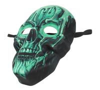 TOVINANNA Maschera Teschio Luminosa per Halloween in Eva, Spaventosa e Versatile, Adatta per Adulti e Feste a Tema Effetto Glow in The Dark